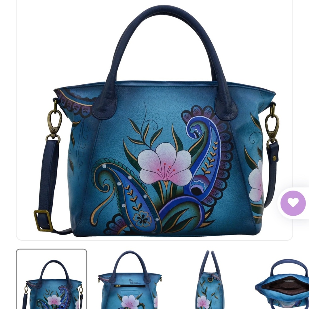 Wallet & Slouch Tote 8293 - Anna by Anuschka - Picture 1 of 11